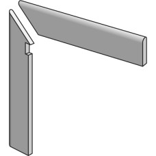 Плінтус 4,8x60 Grey Battiscala(Sx) Matt - Legarage - 81972 з колекції Legarage