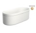 Ванна Axor Suite 1900x850 мм в комплекте с сифоном Brushed Gold Optic 42005250
