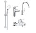 Набор смесителей 4 в 1 Euroeco New UA123242MK Grohe Grohe