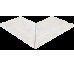 Сходинка 62,5*62,5 Cartabon Exterior Borde Tecnico Corinto Blanco Cb-12282 Gresmanc