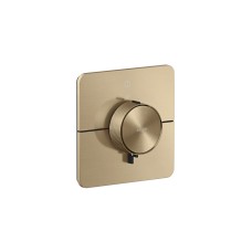 Термостат скрытого монтажа ShowerSelect ID Softsquare на 1 функцию, Brushed Bronze (36758140)