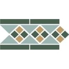 Бордюр Border Lisbon Turquoise Dark Green 15x28 Octagon Top Cer з колекції Octagon Бордюр Border Lisbon Turquoise Dark Green 15x28 Octagon Top Cer з колекції Octagon