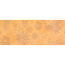 (20x50.2) PNF08 Pennellato Ocra(Scuro)Ins. Floreale - Pennellato з колекції Pennellato Ascot Pennellato Керамічна плитка Ascot Ceramiche