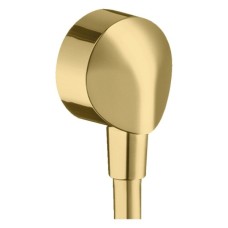 FIXFIT E шлангове під`єднання, 1/2`, без клапана зворотньго току води, внутрiшня частина з латунi, полiроване золото