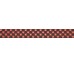 Бордюр (24x3.2) 76822- Listellored/Blackcheguered - F.1 Design з колекції F.1 Design Settecento