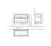 SUBWAY 3.0 Тумба під умивальник 97,3x57,6x47,8 см Volcano Black + 2LED (C570L1VL)