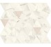 Плитка Calacatta Triangle Gold Tessere Rombi 25x29 Motif Marca Corona з колекції Motif Marca Corona