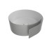 ROLL Умивальник накладний D44см, Silver/White (RL44LSLP)