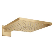 Верхний душ Raindance Select E 300 1jet Air с держателем 390 мм, EcoSmart 9 l/min Brushed Bronze (26239140)