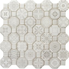 (33x33) Tessera White - Tessera з колекції Tessera (33x33) Tessera White - Tessera з колекції Tessera Tessera Керамічна плитка Oset