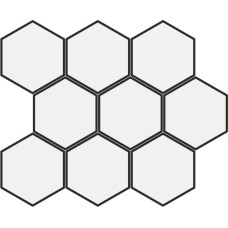 Мозаїка (31x38) 21918 Hexagon mosaic white matt Eq-10M - Scale з колекції Scale Equipe Мозаїка (31x38) 21918 Hexagon mosaic white matt Eq-10M - Scale з колекції Scale Equipe