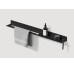 Полиця "PLAIN" 750, гачок R, RAL9005 (black mat)