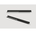 Полиця "PLAIN" 750, гачок R, RAL9005 (black mat)