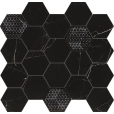 Мозаїка Hexagon Royal Nero 34x36 Majestic Valentino з колекції Majestic Valentino