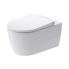 BENTO STARCK BOX Унитаз подвесной 40х59,5 White High Gloss HygieneGlaze + сиденье (45930920A1) BENTO STARCK BOX Сантехника Duravit