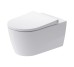 BENTO STARCK BOX Унітаз підвісний 40х59,5 White High Gloss HygieneGlaze + сидіння (45930920A1)