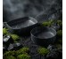 VOLLE PIEDRA умивальник накладний 34,6*34,6*12см, темний мармур