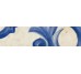 Плитка FREGIO BLU MAIOLICA - 6x24 J368 Miniature Fregio з колекції Miniature Fregio Marca Corona