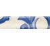 Плитка FREGIO BLU MAIOLICA - 6x24 J368 Miniature Fregio з колекції Miniature Fregio Marca Corona