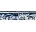 Плитка FREGIO BLU MAIOLICA - 6x24 J368 Miniature Fregio з колекції Miniature Fregio Marca Corona