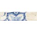 Плитка FREGIO BLU MAIOLICA - 6x24 J368 Miniature Fregio з колекції Miniature Fregio Marca Corona