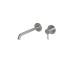 ROUND INOX, Зовнішня част.вбудованого змішувача для умивальника, brushed stainless steel (100283348)