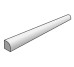 L-елемент (1.1x10.8) Rgcgs77 Grigio Scuro Quarter Round - Ceramica з колекції Ceramica Mutina
