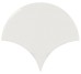 Плитка (10.6x12) 21968 Fan white Eq-20S - Scale з колекції Scale Equipe
