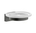 AddStoris S Мыльница подвесная, Brushed Black Chrome/стекло (41766340)