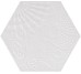 GAUDI WHITE 22x25 (шестигранник) (плитка для пола и стен)
