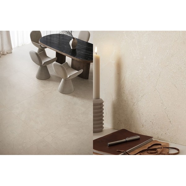 MARANTE IVORY MATT BRUSHED RECT 59.8х59.8 (плитка для підлоги і стін)