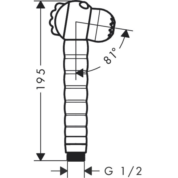Ручний душ дитячий Jocolino 2Jet crocodile (28788570)