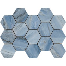 Декор 32,5*22,5 Hexagonos Cr.lux Ossola Blue- Уцінка