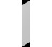 Плитка Chevron B Ice White Matt 5x23 Subway Lab Wow з колекції Subway Lab Wow