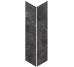 Плитка 10x53 Unique Nite Chevron N/R - Uniquestone - 1796 з колекції Uniquestone Piemme