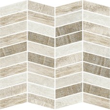 Мозаика (40x37.5) WM1MS1R Wood Mood Bianco MS L R - Wood_Mood из коллекции Wood_Mood Wood_Mood Керамическая плитка Fioranese