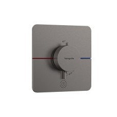 Термостат скрытого монтажа ShowerSelect Comfort Q HighFlow на 1 функцию, Brush Black Chrom (15589340)
