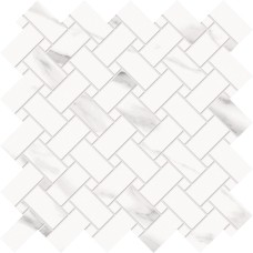 Мозаїка 29,64x29,64 Eexp T305 M0 Y Intrecci Statuario Michelangelo Lappato Lucido - Tele di Marmo з колекції Tele di Marmo Emilceramica Мозаїка 29,64x29,64 Eexp T305 M0 Y Intrecci Statuario Michelangelo Lappato Lucido - Tele di Marmo з колекції Tele di Marmo Emilceramica