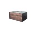 ESSENCE-C, Тумба підвісна, 80см, walnut+matt black (100236888)