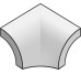 Куточок 3x5 Cox.White Piede - Color Mix - 7709 з колекції Color Mix Marca Corona