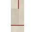 Плитка 120x280 167592  BEIGE RED SQUARE LOGO Tonino Lamborghini Korium з колекції Korium Tonino Lamborghini