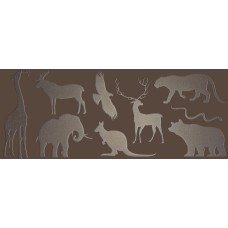 Декор (20x50) D2068 Decor Wild Moka - Home из коллекции Home Home Керамическая плитка Aleluia