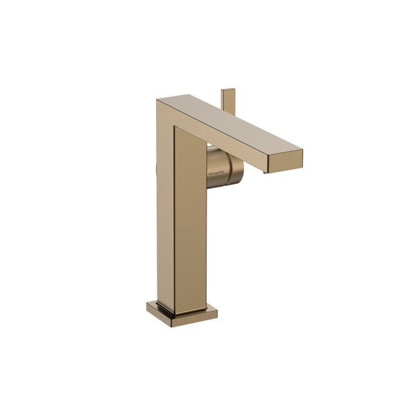 Змішувач Tecturis E 210 Fine CoolStart EcoSmart+ push-open для умивальника з поворотним виливом, Brushed Bronze (73060140)