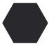 Плитка 11x12,5 Bondi/Nat Hexagon Black-Bondi з колекції Bondi Bestile