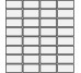 Мозаика 30.2x30.2 KGDM62 black matt Mutina DIN из коллекции DIN Mutina