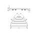 AddStoris S Поличка кутова 15.4х15.4x30.2 см, Brushed Black Chrome (41761340)