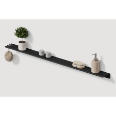 Полиця "SLIM" 1000, гачок L, RAL9005 (black mat) Полиця "SLIM" 1000, гачок L, RAL9005 (black mat)
