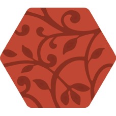 Декор Grabados Rojo 25.8x29 Toscana з колекції Toscana Toscana Керамическая плитка Bestile