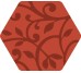 Декор Grabados Rojo 25.8x29 Toscana Bestile з колекції Toscana Bestile
