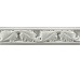 Бордюр Foliage Diamond Steel 6x26 Formae Ceramiche Grazia з колекції Formae Ceramiche Grazia